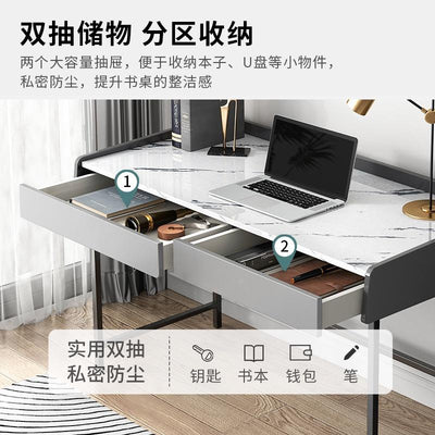 Desk Home Desktop Computer Desk Bedroom Small Apartment Simple Modern Desk Light Luxury Writing Desk