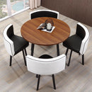 Nordic Simple Table Chair Combination Reception Table Conference Room Office Leisure Small Round