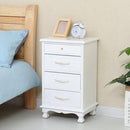 Seamless Solid Wood Storage Bedroom Simple Bedside Table Ultra Narrow-band Door Chest of Drawers