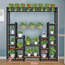 Indoor Screen Partition Living Room Xuanguan Green Flower Pot Rack Iron Floor-to-ceiling Multi-layer