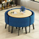 Nordic Simple Table Chair Combination Reception Table Conference Room Office Leisure Small Round