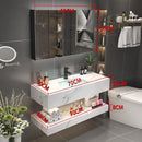 Zcm Modern Simple Bathroom Cabinet Combination Bathroom Set Bathroom Marble Wash Stand Wash Basin