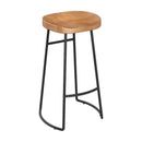 Bar Table Solid Wood High Foot Nordic Bar Table and Chair Iron Leisure Milk Tea Shop Bar Clear Bar