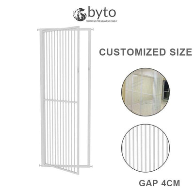 Byto Customized Pet Fence 4cm Gap Cat Cage Free Punch Cage Cat Fence