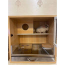 RUNPET Chinchilla Cabinet Super Large Solid Wood Ecological Board Chinchilla Villa Pet Products Cage