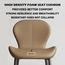 Dining Chair Waterproof Pu/Leather Dining Chair Living Room Leisure Chair Modern Backrest Chair