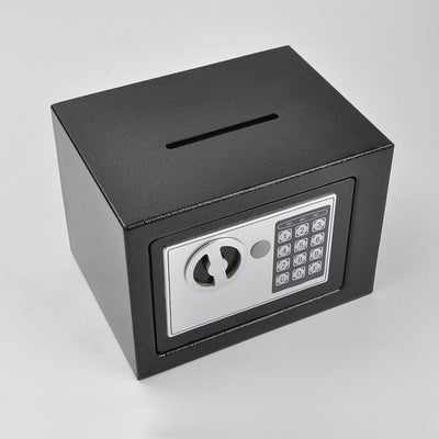 Fanenso Children's Savings Box Coin Safe Box All-steel Electronic Code Mini Document Seal Safe