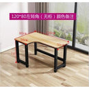 Computer table L-shaped desk space saving corner table solid wood writing desk study table