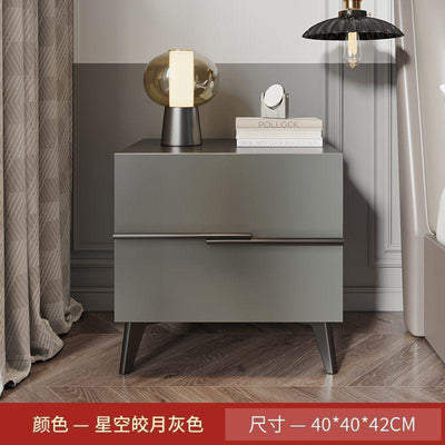 HZ Bedside Table Bedside Cabinet Nordic Simple Modern Paint Free Rural Locker, in Bedroom