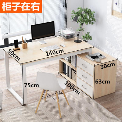 Office Desk Computer Table Simple Nordic Home Study Desk With Drawer