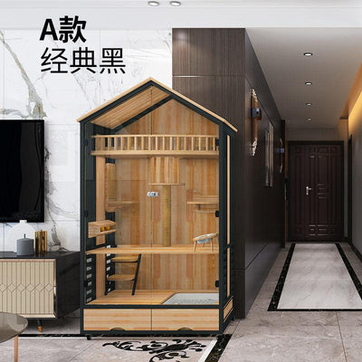 Cat Cage High-end Villa Solid Wood Luxury Three-storey