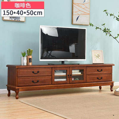 SENBIJU Tv Console Cabinet TV console cabinet Living Room Solid Wood TV Cabinet