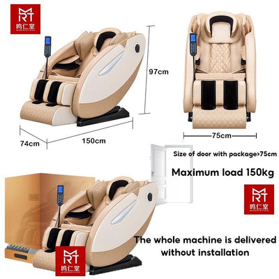 Mingrentang Massage Chair Fully Automatic Multifunctional 8D (Red)SL-200 150X97x74CM-1 Year Warranty