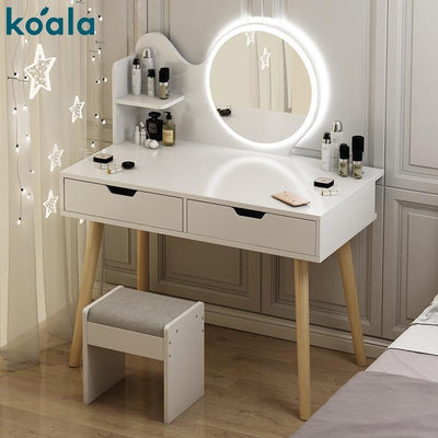 koala Small Dresser Bedroom Modern Minimalist Makeup Table Small Net Red Ins Wind Makeup Table