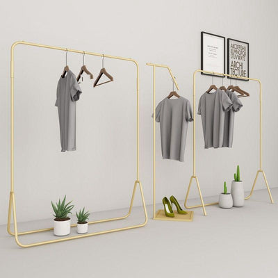 Economical Landing Modern Iron Rack Simple Men's And Women's Display Children's Clothing Shelf