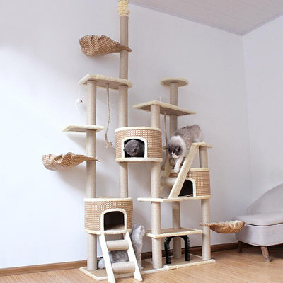 Cat climbing frame Quick Hair Through Tianzhu Nest Villa Integrated Luxury House Multi-layer Large