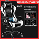 Gaming Chair Comfortable Nylon Foot With Footrest Office Chair Computer Chair E-sports Chair