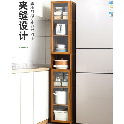 Side cabinet small size kitchen shelf storage cabinet living room wall family small family tea and