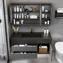 Bathroom Cabinet Basin Combination Cabinet Modern Simple Light Luxury Bathroom Cabinet Toilet