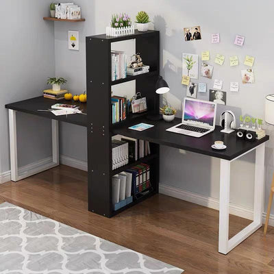 【🇸🇬 Ready Stock】Desk Bookcase Series Of Twins With Student Double Home Writing Table Study Table