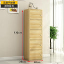 AUSITUR Simple Bookshelf Locker Bookcase Small Children's Minimalist Storage Cabinet for Balcony