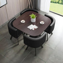 SENBIJU Nordic Dining Table Simple Combination Set With 4 Dining Chairs Family Sales Office