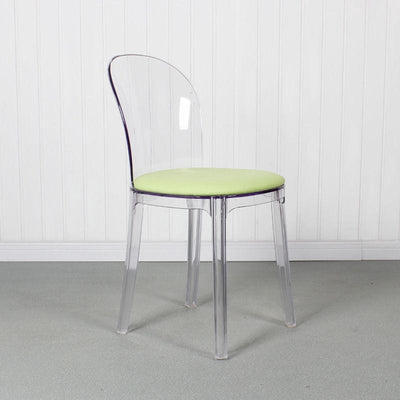 Transparent Chair European Acrylic Casual Creative Soft Bag Dining Chair Simple Personality Plastic