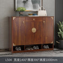 (YIGLE)New Chinese Shoe Cabinet at Home Door Partition Cabinet Chinese Cabinet Large-capacity Solid