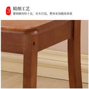 Solid Wooden Dining Chair Family Hotel Restaurant Chair Log Chair