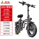 Phoenix Foldable Bicycle Double Disc Brake High Carbon Steel Folding Electric Bicycle Lithium