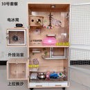 2021 Cat wood solid Cage Chinchilla ecological board pet air conditioning villa blind date cabinet