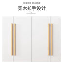 Modern Minimalist Wardrobe Wooden Wardrobe Home Bedroom Sliding Door Cabinet With Top Cabinet 2/3/4