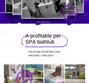 Pazazz Pet Shop Pool Acrylic Tub Spa Bath Large Dog Hydrotherapy Machine 882297v8yn27-882297