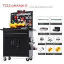 🎉Ready Stock🎉 Tank storm car repair hand tool box household multifunctional tool cabinet large