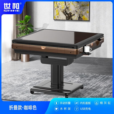 YICHANG Mahjong Machine Fully Automatic Household Folding Table Dual-purpose Mahjong Table New