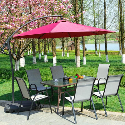 Tiger Deer Suite Balcony Garden Leisure Furniture Dining Outdoor Three-piece Five-piece Milk Tea