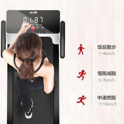 Electric treadmill household foldable flat ultra-quiet small female male slimming artifact slimming