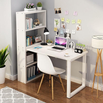 【🇸🇬 Ready Stock】Desk Bookcase Series Of Twins With Student Double Home Writing Table Study Table