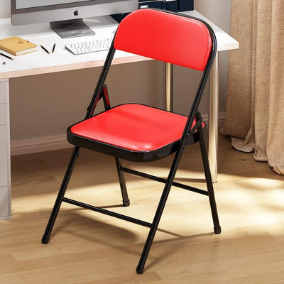 Desiny Frame Foldable Chair Folding Steel Portable Cushion Home Office Simple Outdoor Waterproof