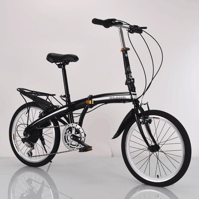 KOSDA KSD-3 Foldable Bicycle Folding Bike 20 Inch 8 Speed Aluminum Alloy Bicycle Portable