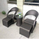 Outdoor Table and Chair Rattan Chair Small Apartment Home Leisure Lounge Chair Balcony Table and