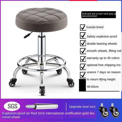 Lift 🔥ready Stock🔥2021 Bar Backrest Table Home High Round Fashion Creative Beauty Stool Swivel