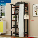 Clothes Rack Shoe Curtain With Family Clothes Rack Plus Wide Wardrobe Bedroom Multi-functional