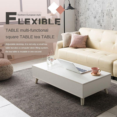 Multi-functional Coffee Table Lifting Dining Coffee Modern Simple Tea Table Small Apartment