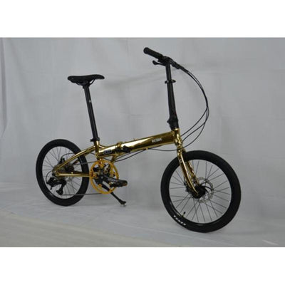 KOSDA KSD-5 Foldable Bicycle Electroplating 20 Inch 8-speed Dual Disc Brake Bicycle Aluminum Alloy