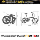 HITO Foldable Bicycle shimano Folding Bicycle Ultra-light Men's And Women's Folding Bike