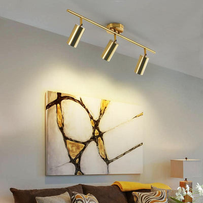 🔥In Stock🔥 Nordic Gold Surface Mounted Spotlight Living Room Dining Room Household Ceiling