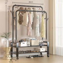 Kinbolee Clothes Rack Stainless Steel Clothes Organizer Stable Clothes Hanging Stand Multifunction