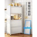 Kitchen Cabinet With Door Multi-functional Storage Cabinet For Bowls Chopsticks Plates Dishes Pans