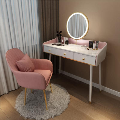 YICHANG Light Luxury Nordic Internet Celebrity Ins Style Dressing Table Bedroom Small Apartment